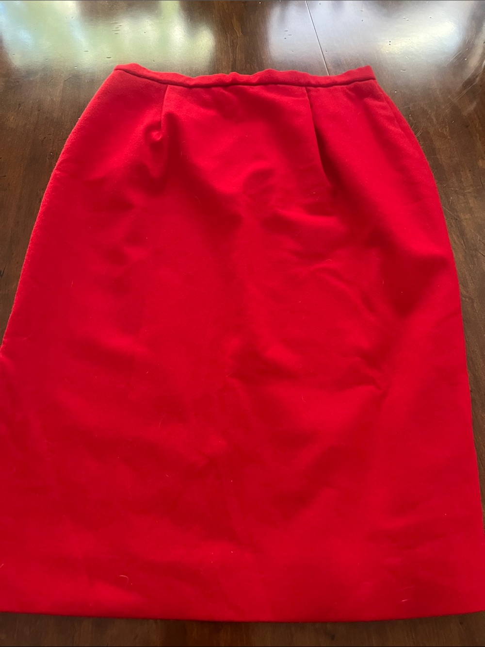Pendleton wool Red Women's Pencil Skirt 14
